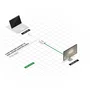 Lindy Adaptador Mini DisplayPort a DisplayPort Blanco 0,15 m