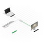 Lindy Adaptador Mini DisplayPort a DisplayPort Blanco 0,15 m