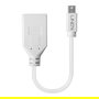 LINDY Cable Adaptador Mini DisplayPort a DisplayPort Macho/Hembra 0.15 m Blanco, Referencia 41021