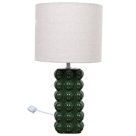 Home Deco Factory Lámpara De Cerámica Verde Colección Cocooning