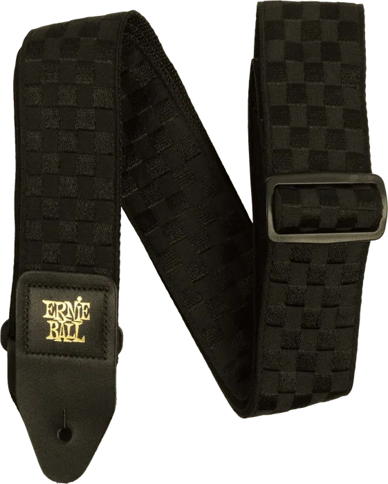 Ernie Ball Correa Guitarra Bajo Jacquard Black Checkers