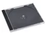 Q-connect Caja CD/DVD con Interior Negro - Pack 10 Unidades - Almacenamiento y Protección