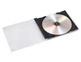 Q-connect Caja CD/DVD con Interior Negro - Pack 10 Unidades - Almacenamiento y Protección
