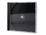Q-connect Caja CD/DVD con Interior Negro - Pack 10 Unidades - Almacenamiento y Protección