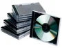 Q-connect Caja CD/DVD con Interior Negro - Pack 10 Unidades - Almacenamiento y Protección