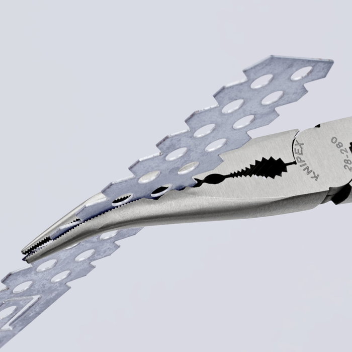 Knipex Alicates de punta larga con perfiles transversales