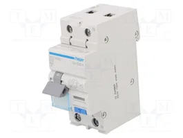 HAGER RCBO Interruptor de diversas marchas 16A 30mA 240VAC 1+N
