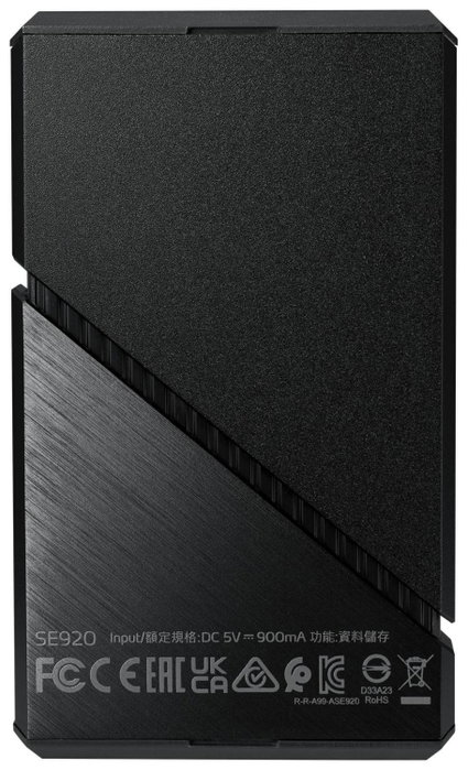 ADATA SE920 SSD Externo 4 TB Negro