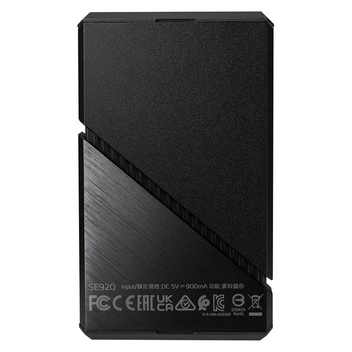 ADATA SE920 Disco Duro Externo SSD Portátil 4TB USB4 Gen 3x2 USB Tipo C 40 Gbit/s 3800 MB/s Negro