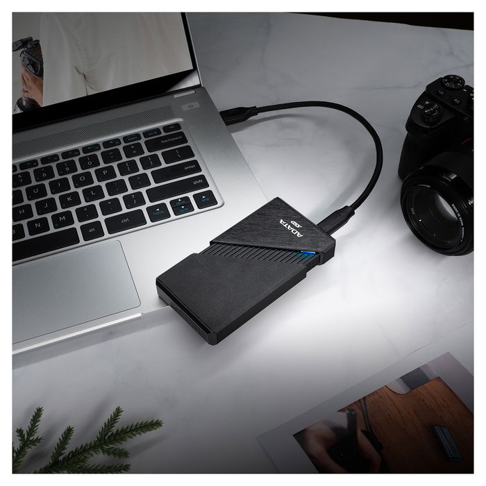 ADATA SE920 Disco Duro Externo SSD Portátil 4TB USB4 Gen 3x2 USB Tipo C 40 Gbit/s 3800 MB/s Negro