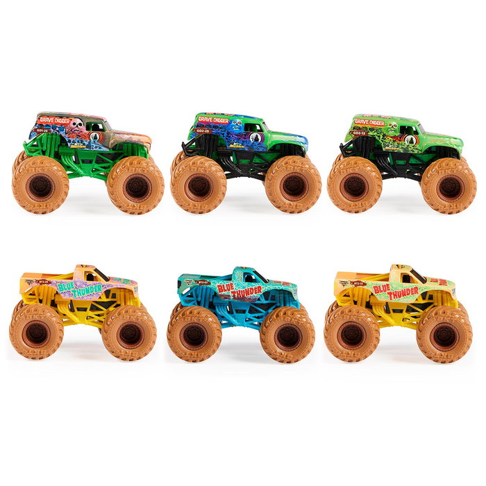 Spin Master Monster Jam Vehículos Mystery Mudders 6065345 Camiones de Colección 1/64 con Sorpresa