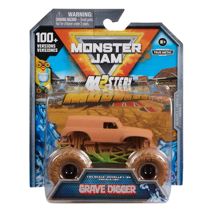 Spin Master Monster Jam Vehículos Mystery Mudders 6065345 Camiones de Colección 1/64 con Sorpresa