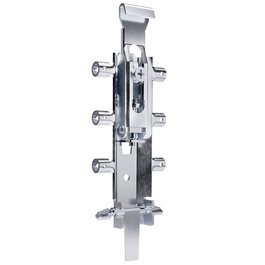 Salice SPIDER 504.338 - Colgador Oculto Regulable para Muebles de Pared, Doble Regulación Vertical/Profundidad, Capacidad 130kg, Kit de 100 Unidades con Placa