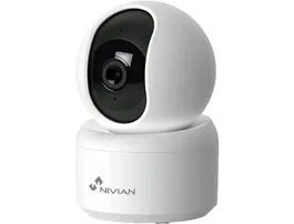 Nivian Cámara de Vigilancia Rotativa Interior Color Blanco