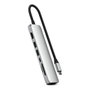 Satechi USB-C Slim Multi-Port Hub (7 en 1) ST-P7SS, Silber