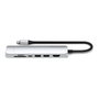 Satechi USB-C Slim Multi-Port Hub (7 en 1) ST-P7SS, Silber