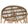 DKD Home Decor Taburete de Mimbre Apilable Natural