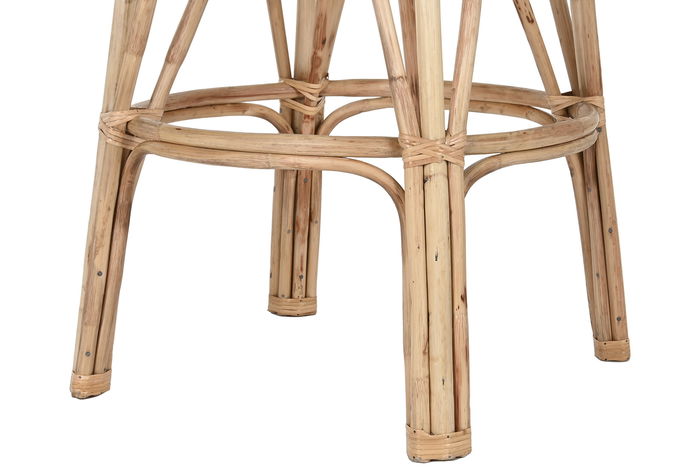 DKD Home Decor Taburete Balines Mimbre Natural 50 x 86 x 50 cm