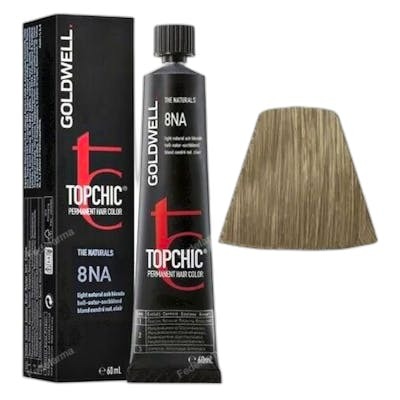 Goldwell TopChic 8NA Natural Ash Tinte permanente para el cabello 60 ml Goldwell TopChic 8NA Natural Ash Tinte permanente para el cabello 60 ml