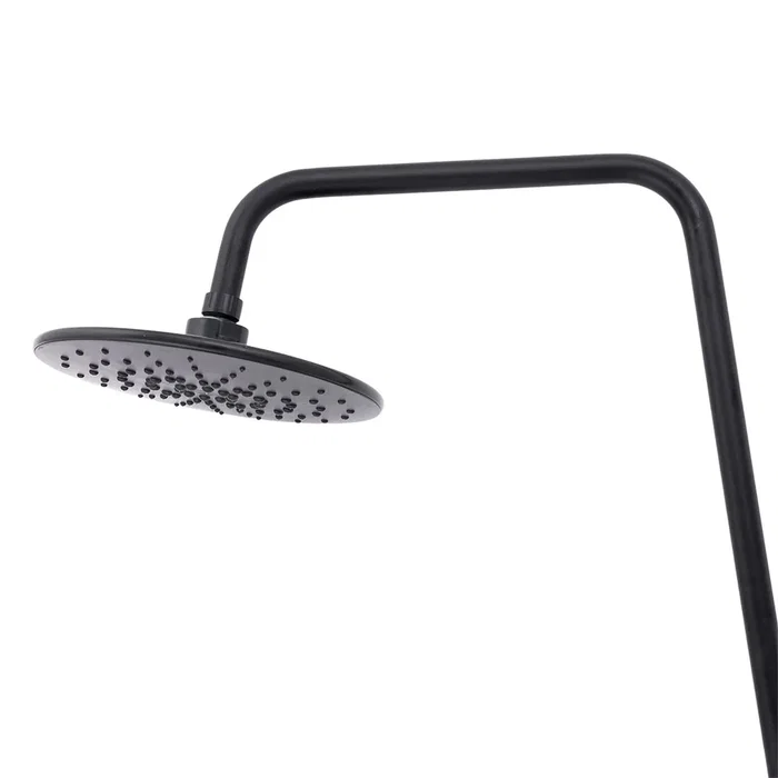 Conjunto Ducha Latón/Zinc-ABS Negro Agua Caliente-Fría Monomando QLI-FA-3019