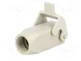 HARTING Han 3A-HCC/P-DL-1Pg11-grey Carcasa para conectores HDC