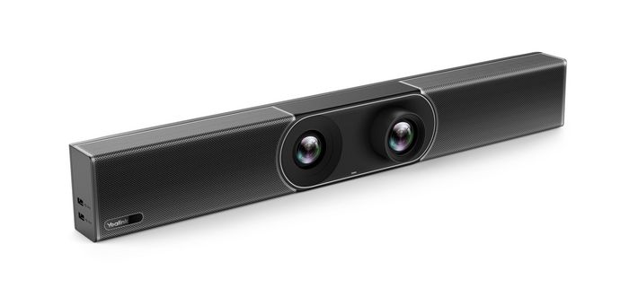 Yealink A30-020 Barra de Video Todo en Uno, Kit de Videoconferencia con Consola Táctil CTP18, Teams/Zoom/BYOD, Visión Impulsada por IA, Cancelación de Ruido