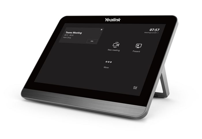 Yealink MeetingBar A30-020 Kit Videoconferencia Todo-en-Uno para Teams/Zoom/BYOD, con IA, Cancelación de Ruido, Panel Táctil CTP18, para Espacios Medios