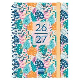Finocam Agenda Secundaria Espiral Tropical Curso 2026-2027 120x164mm SVH