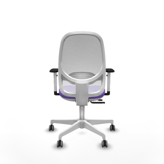 PIQUERAS Y CRESPO Silla de oficina Cilanco Lila y Blanco con Mecanismo Sincro/Traslack PIQUERAS Y CRESPO Silla de oficina Cilanco Lila y Blanco con Mecanismo Sincro/Traslack