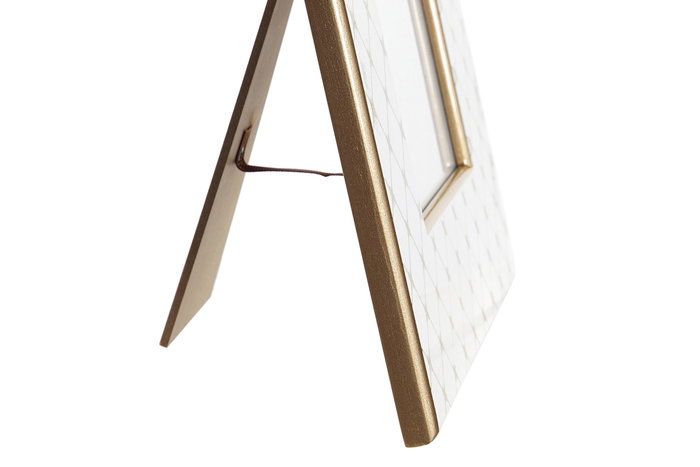 DKD Home Decor Marco de Foto Tradicional MDF para fotos 15x20 cm, Colección Cnaac Dorado, Pack de 6 Unidades