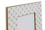 DKD Home Decor Marco de Foto Tradicional MDF para fotos 15x20 cm, Colección Cnaac Dorado, Pack de 6 Unidades