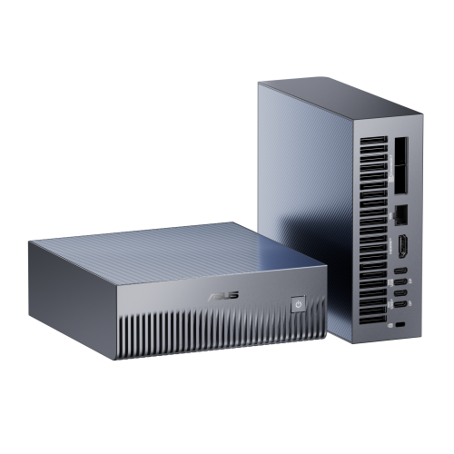 ASUS Ascent GX10 Mini PC - GX10-GG0026BN - Procesador NVIDIA Blackwell GB10, 128 GB LPDDR5x-SDRAM, SSD 2 TB NVMe M.2, Sin S.O., Color Gris