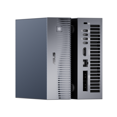 ASUS Ascent GX10 Mini PC - GX10-GG0026BN - Procesador NVIDIA Blackwell GB10, 128 GB LPDDR5x-SDRAM, SSD 2 TB NVMe M.2, Sin S.O., Color Gris