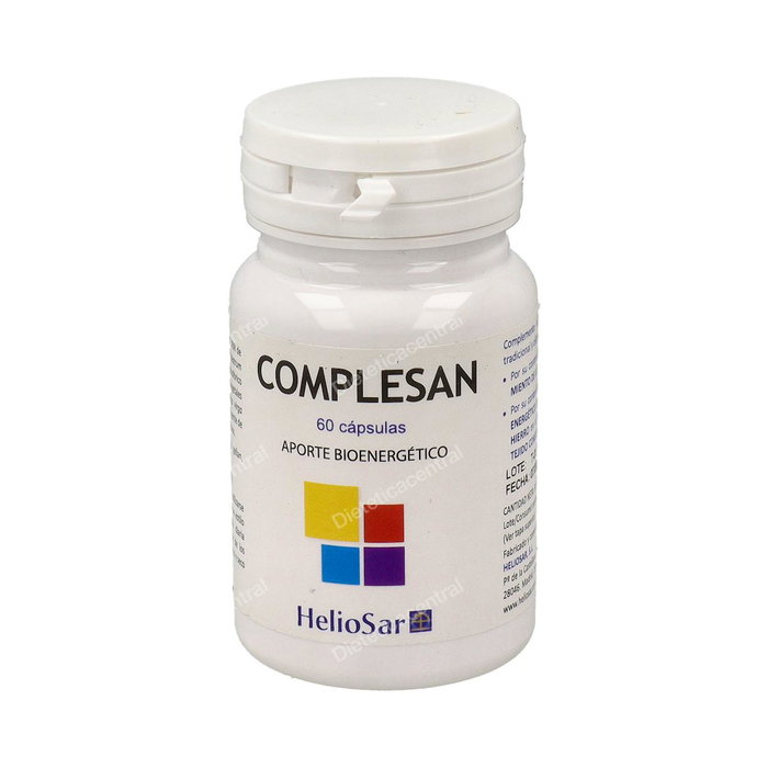 Heliosar Complesan 60 Cápsulas - Complemento Alimenticio con Cobre para Protección Antioxidante Heliosar Complesan 60 Cápsulas - Complemento Alimenticio con Cobre para Protección Antioxidante