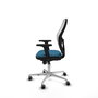 PIQUERAS Y CRESPO Silla de oficina Jorquera Verde petróleo y Blanco