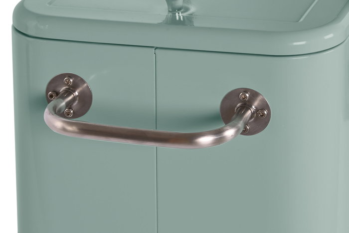 DKD Home Decor Nevera Acero PP 74x43x80 Azul Celeste DKD Home Decor Nevera Acero PP 74x43x80 Azul Celeste