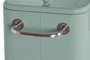 DKD Home Decor Nevera Acero PP 74x43x80 Azul Celeste