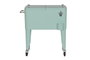 DKD Home Decor Nevera Acero PP 74x43x80 Azul Celeste