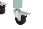 DKD Home Decor Nevera Acero PP 74x43x80 Azul Celeste