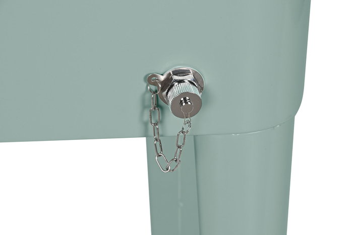 DKD Home Decor Nevera Acero PP 74x43x80 Azul Celeste DKD Home Decor Nevera Acero PP 74x43x80 Azul Celeste