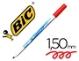Bic Rotulador para Pizarra Blanca Velleda Fino Punta Redonda 2,8 mm Color Rojo