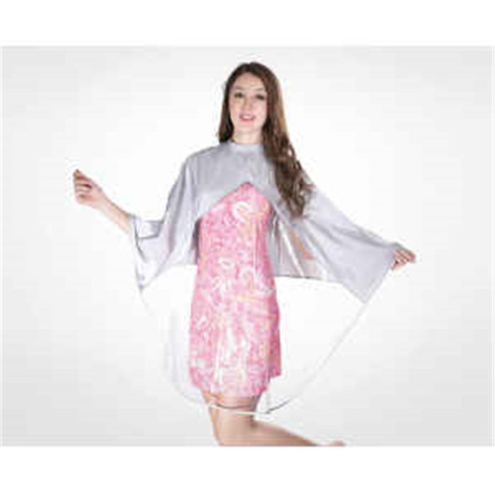 Bifull Capa de Corte Gris con Ventana CD09J para Peluquería y Barbería Profesional Bifull Capa de Corte Gris con Ventana CD09J para Peluquería y Barbería Profesional