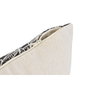 DKD Home Decor Cojín de Poliéster Impreso Negro y Blanco 45x15x45 cm