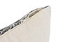 DKD Home Decor Naturechic23 Cojin Shabby Negro Blanco 15 x 45 x 45 cm Poliester
