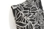 DKD Home Decor Cojín de Poliéster Impreso Negro y Blanco 45x15x45 cm