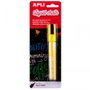 Apli Marcador de Tiza Líquida Punta Redonda 5,5 mm Amarillo