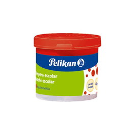PELIKAN Témpera Escolar Bermellón Nº58 Set de 6 Botes de 40 ml