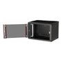 EQUIP EPM-07-6045-B-CBAA Bastidor de pared rack 19 pulgadas, 7HE, 600x450mm, puerta de cristal, negro