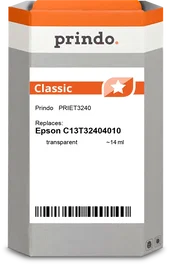 Prindo PRIET3240 Classic Cartucho de tinta Transparente