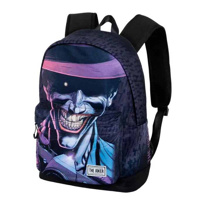 DC Comics Joker Mochila ECO 2.0 Crazy Joker Negro RPET Reciclado 22.5L DC Comics Joker Mochila ECO 2.0 Crazy Joker Negro RPET Reciclado 22.5L
